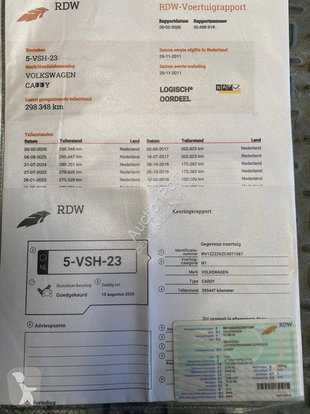 Furgoneta Volkswagen 1.6 tdi