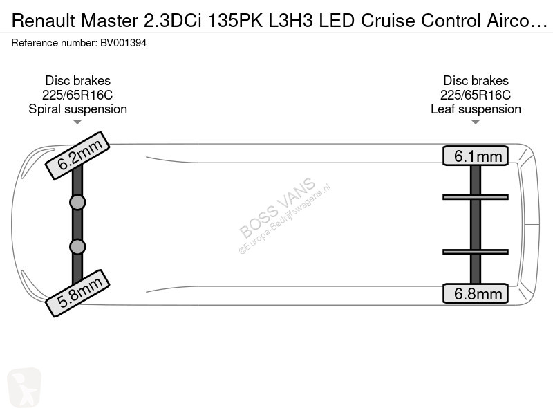 Furgoneta Renault 2.3DCi 135PK L3H3 LED Cruise...