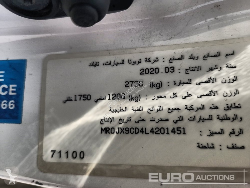 Véhicule utilitaire Toyota Hilux