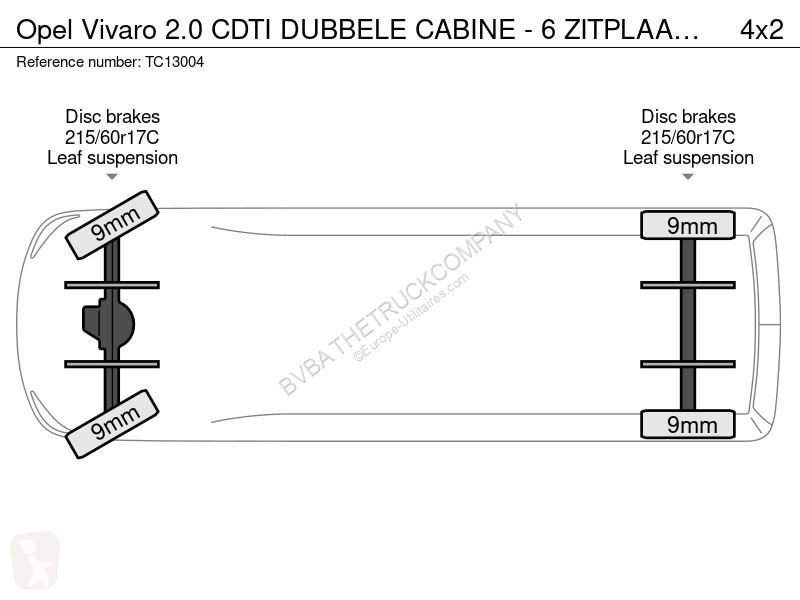 Véhicule utilitaire Opel 2.0 CDTI DUBBELE...