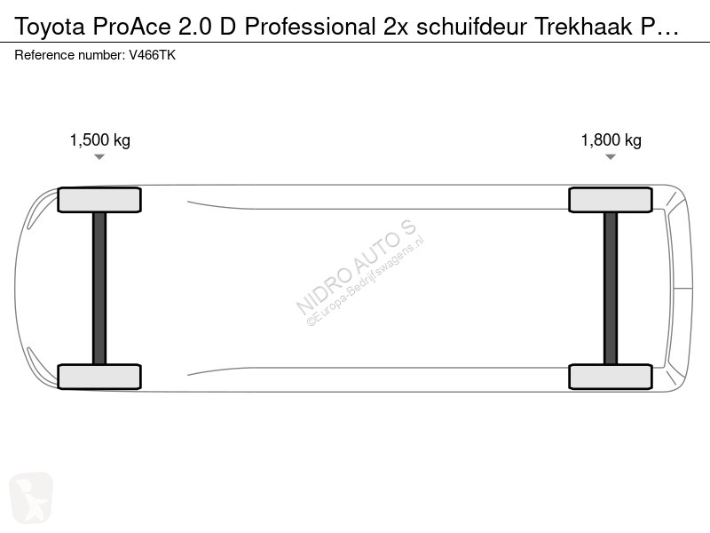 عربة نفعية Toyota 2.0 D Professional 2x...