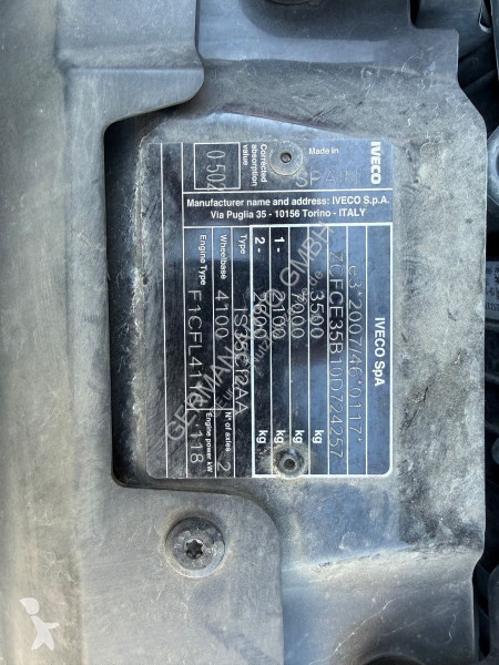 Furgoneta Iveco 35C16 3,0L Koffer LBW 750kg...