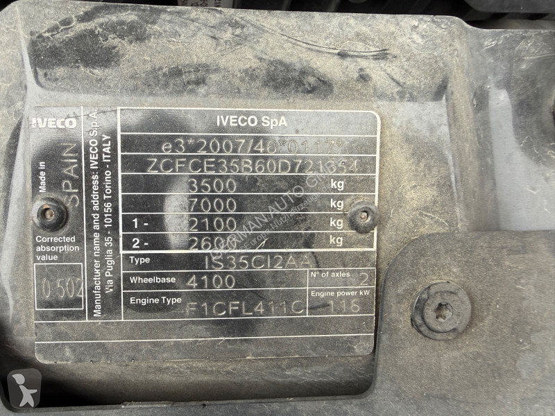 Veículo utilitário Iveco 35C16 3,0L Koffer LBW...