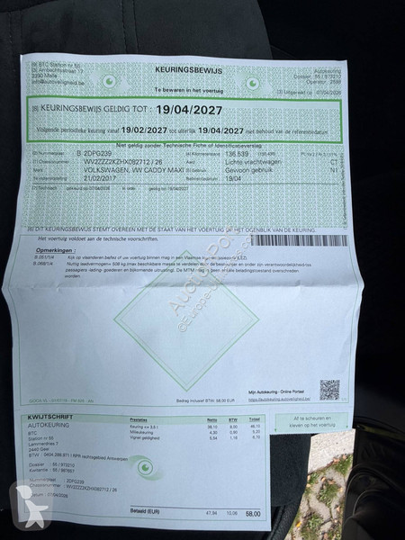 Samochód dostawczy Volkswagen Kombi Maxi