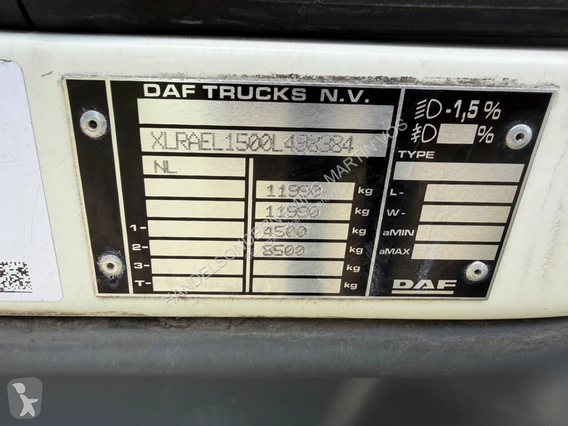 شاحنة DAF 180.12 EURO6. als in Nieuwstaat!  180