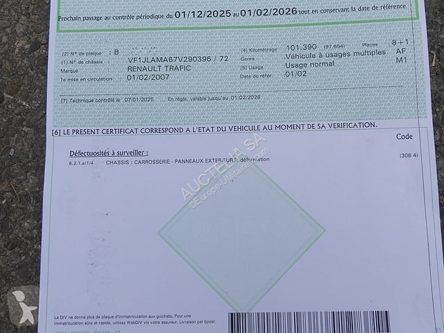 Bedrijfswagen Renault TRAFFIC