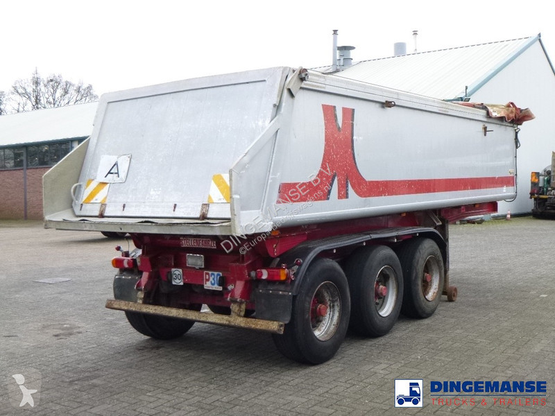عربة نفعية Tipper trailer alu 21 m3 + tarpaulin