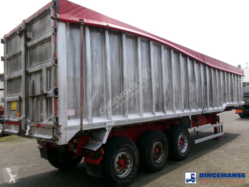 عربة نفعية Tipper trailer alu 55 m3 + tarpaulin