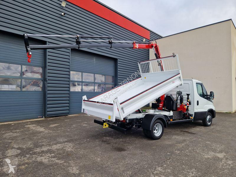 Véhicule utilitaire Iveco 35-160 BENNE + GRUE...