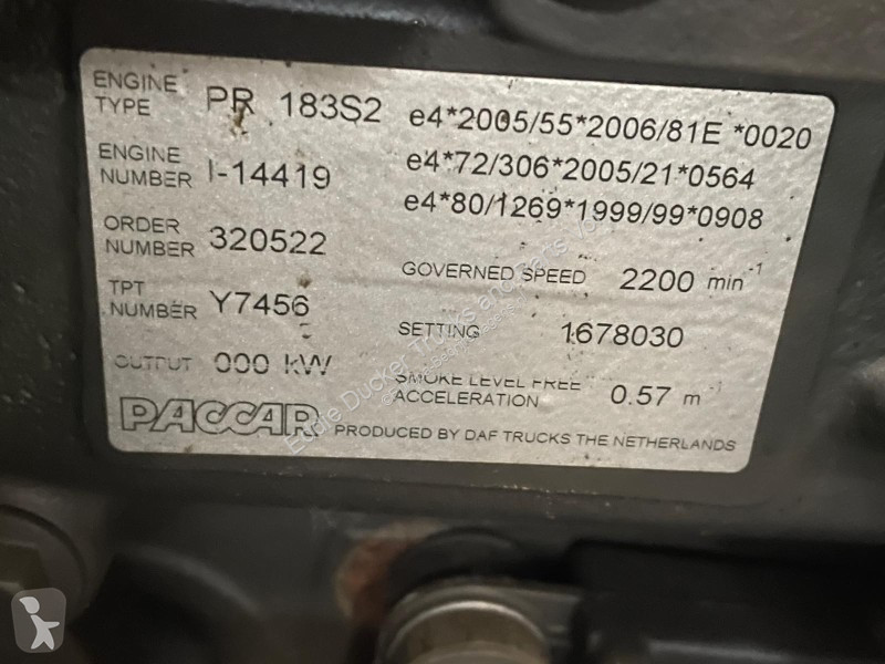 Furgoneta DAF 1675904 / 1863883 / 1668325 FUEL...