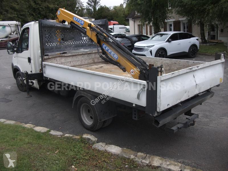 Iveco benne grue EFFER 35C15 Transporter