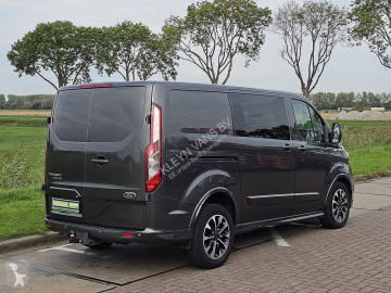 Ford Transit Custom 2.0 L1H1 SPORT Dubbele Cabine 185Pk Automaat 2xSchuifdeur Lm-Velgen !