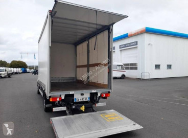 Fiat tarp covered bed flatbed van