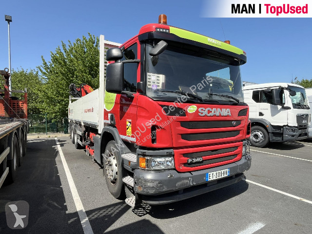 Scania Porteur SCANIA PLATEAU GRUE van