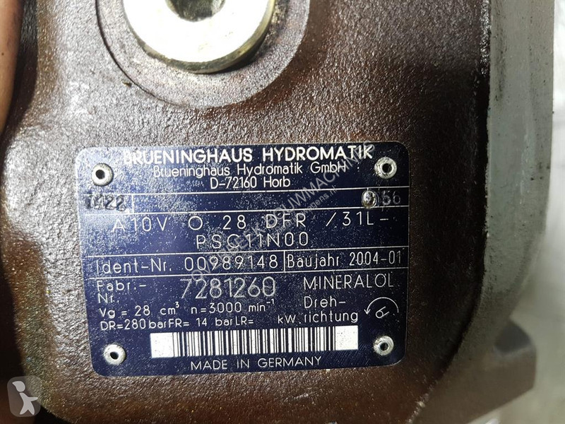 Užitkové vozidlo  A10VO28DFR/31L - Load sensing...
