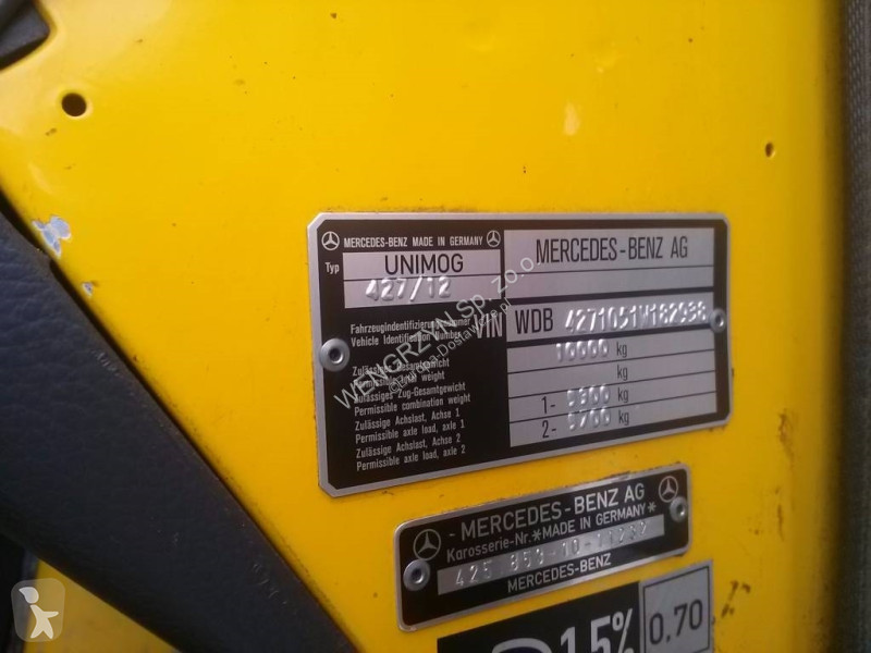 Samochód dostawczy Mercedes U1600 POJAZD...