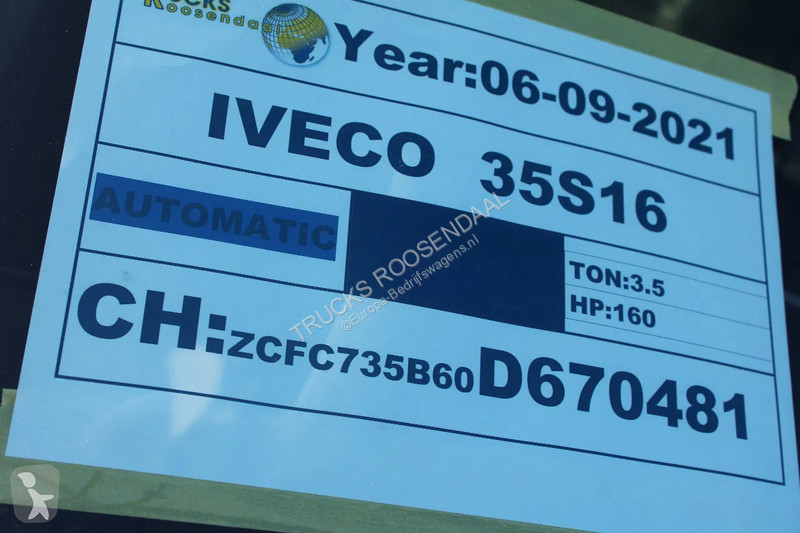 Nyttofordon Iveco 35S16 + CARRIER + FRC/ATP