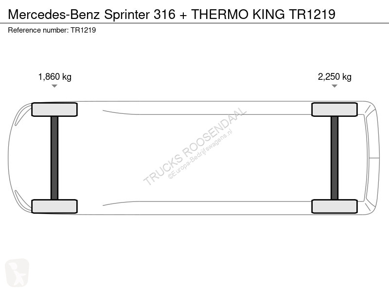 Mercedes 316 + THERMO KING van