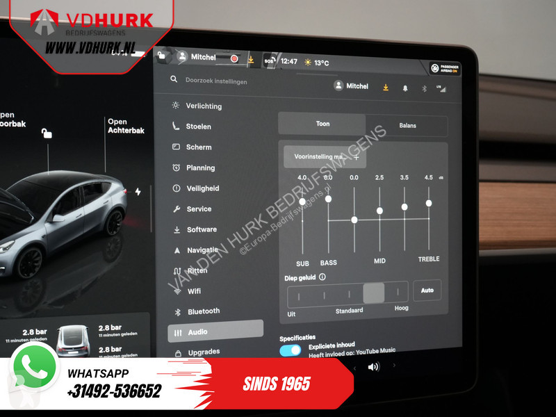 Samochód dostawczy Tesla 455 Km WLTP (DEMO)...