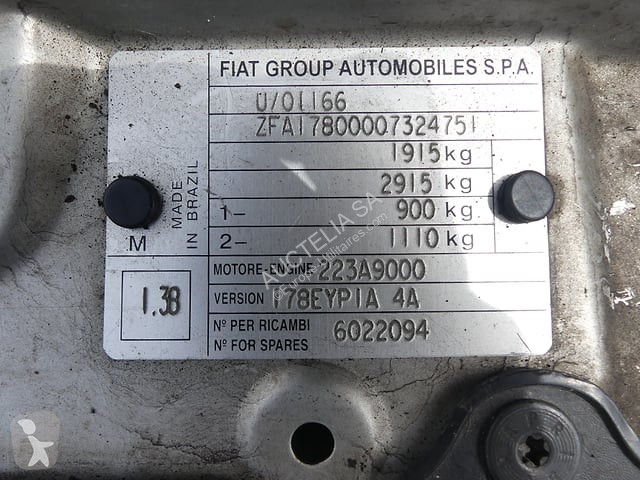 Véhicule utilitaire Fiat