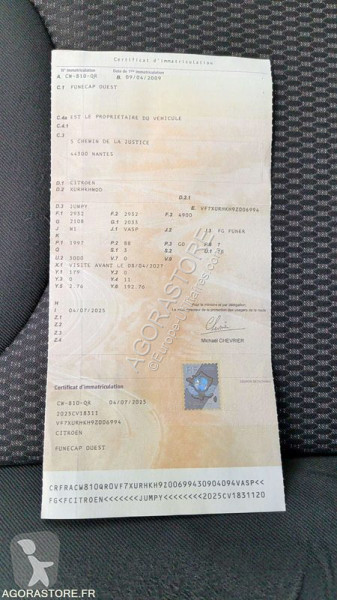Véhicule utilitaire Citroën JUMPY