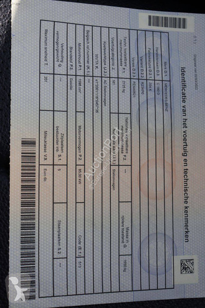 Bedrijfswagen Mercedes 180 D C-lasse