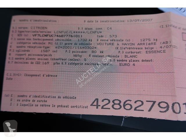 Furgoneta Citroën C4