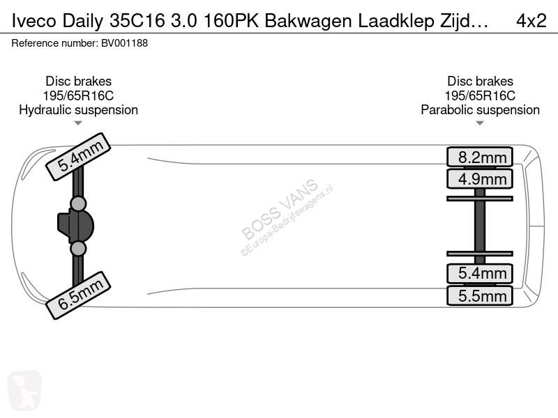 Užitkové vozidlo Iveco 35C16 3.0 160PK Bakwagen...