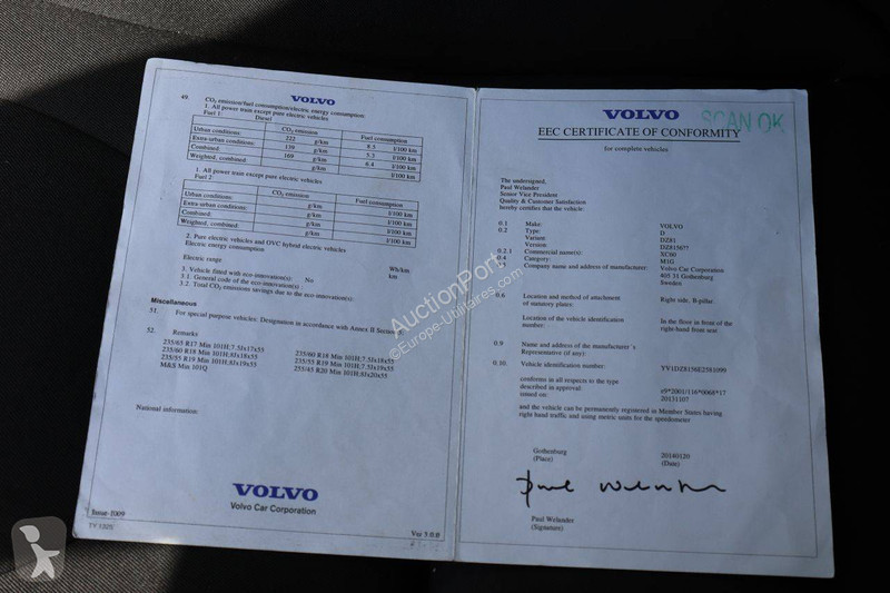 Samochód dostawczy Volvo D4 AWD