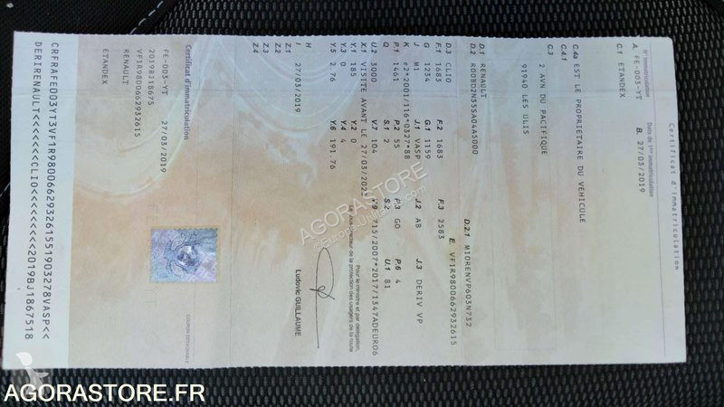 Véhicule utilitaire Renault CLIO