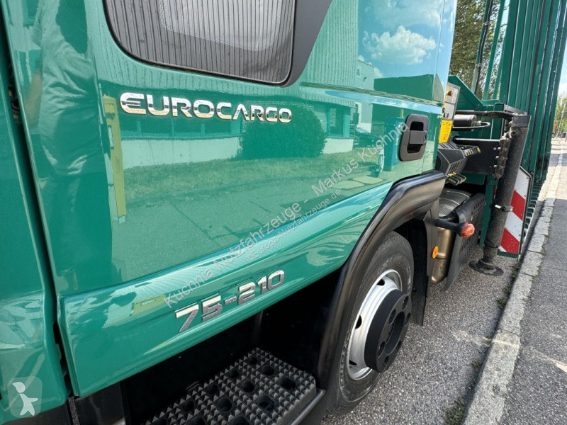 شاحنة Iveco 75-21 HEGLA-Glastransport Kran Funk E6