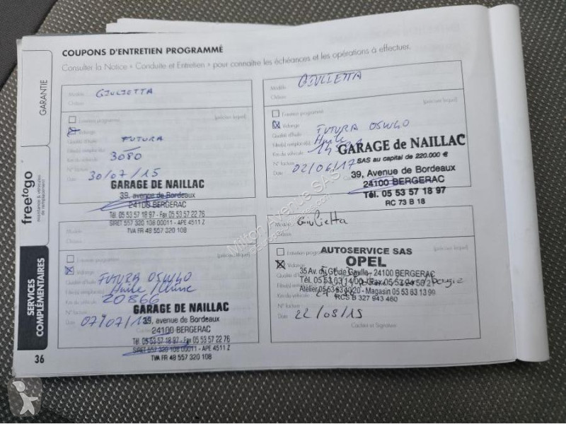 Samochód dostawczy Alfa-Roméo GIULIETTA 1.4...