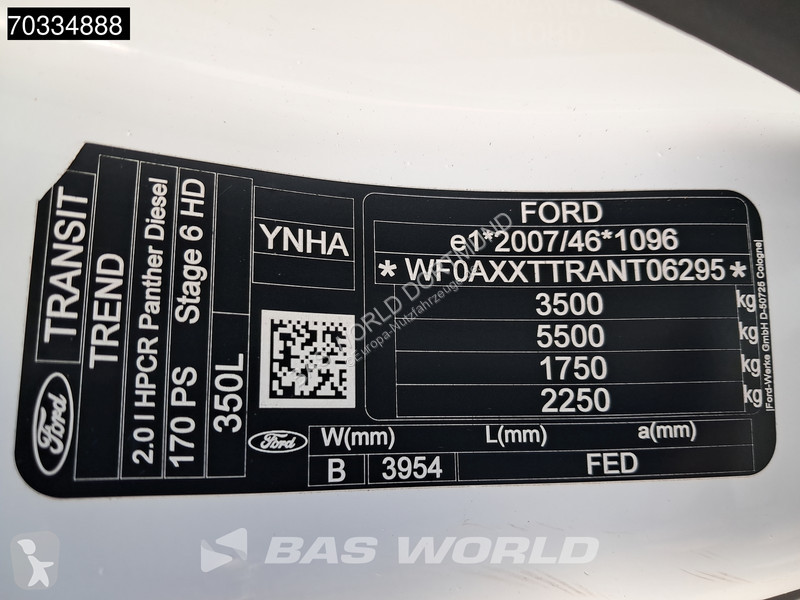 Furgoneta Ford 170pk Ladebordwand 170PS Koffer...