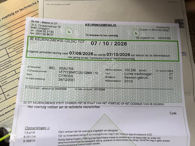 Véhicule utilitaire Citroën