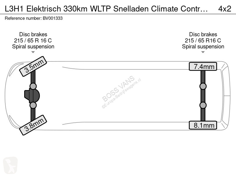 Véhicule utilitaire Opel e 75kWh 136PK e-