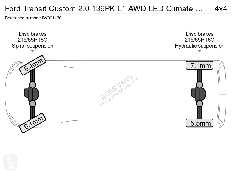 Furgoneta Ford 2.0 136PK L1 AWD LED Climate...