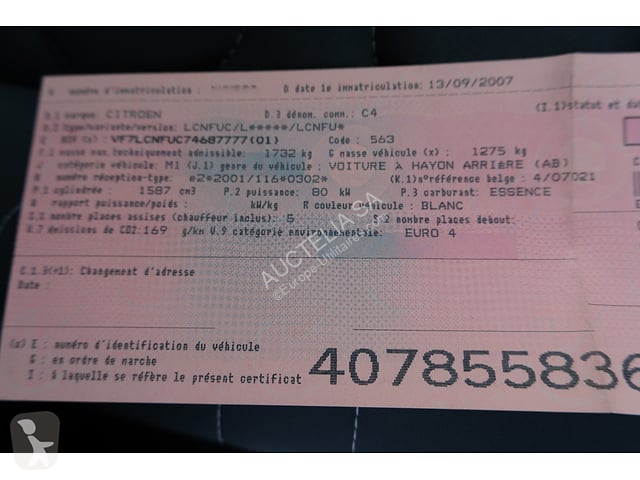 Furgoneta Citroën C4