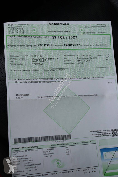 Véhicule utilitaire Land Rover D180 Sport