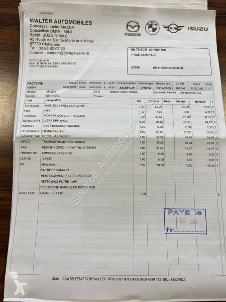 Samochód dostawczy Mazda II 2.2 MZR-CD 163ch...