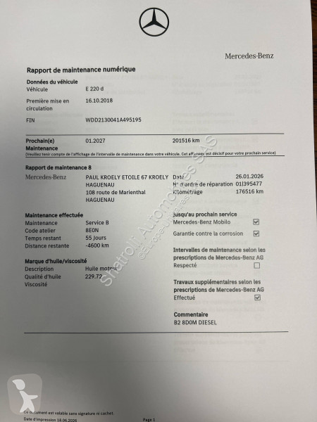 عربة نفعية Mercedes 220 d 194ch AMG Line...