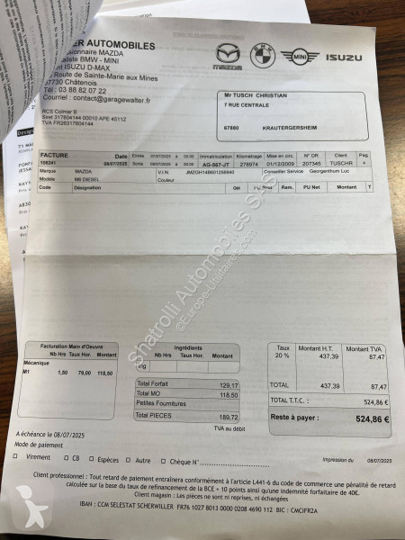 Samochód dostawczy Mazda II 2.2 MZR-CD 163ch...
