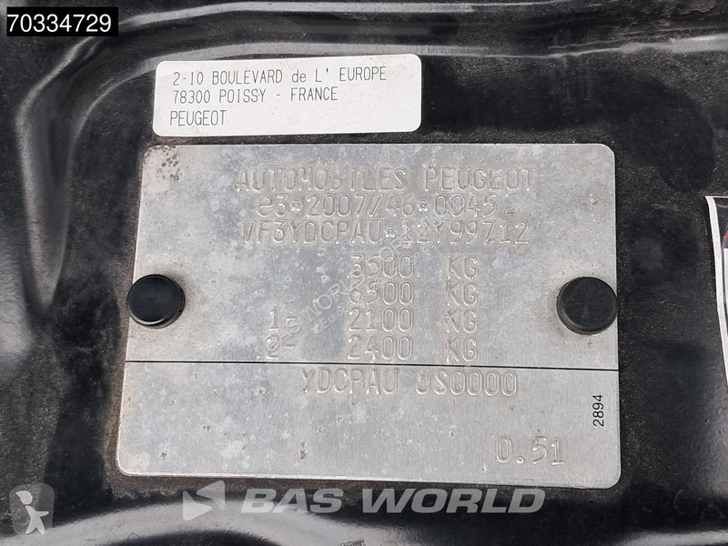 Bedrijfswagen Peugeot Ladebordwand 165PS Koffer...