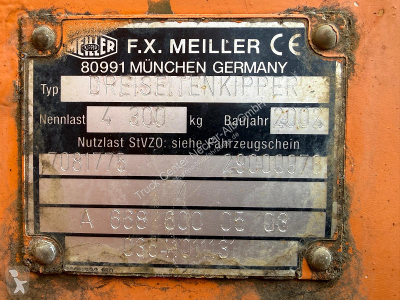 عربة نفعية Mercedes 615 D 3-S-Kipper DOKA 2xAHK...