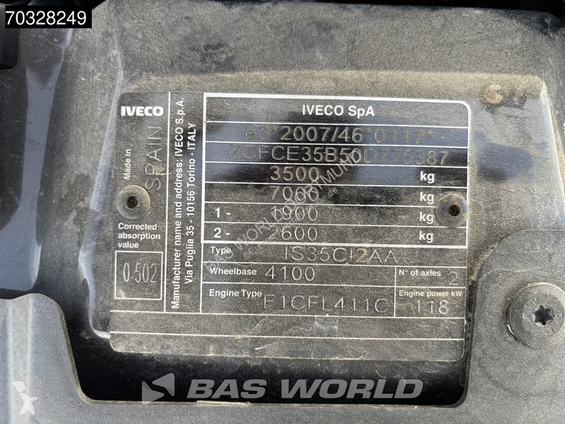 Véhicule utilitaire Iveco 35C16 3.0L...
