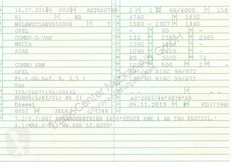 Opel 2 Sitze AHK Trennwand TÜV bis 11 2026...