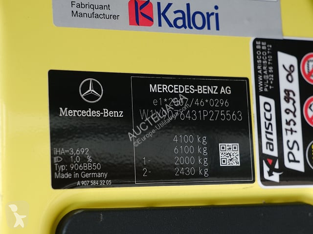 Véhicule utilitaire Mercedes