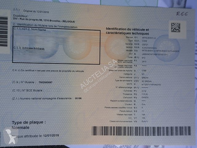 Véhicule utilitaire Mitsubishi