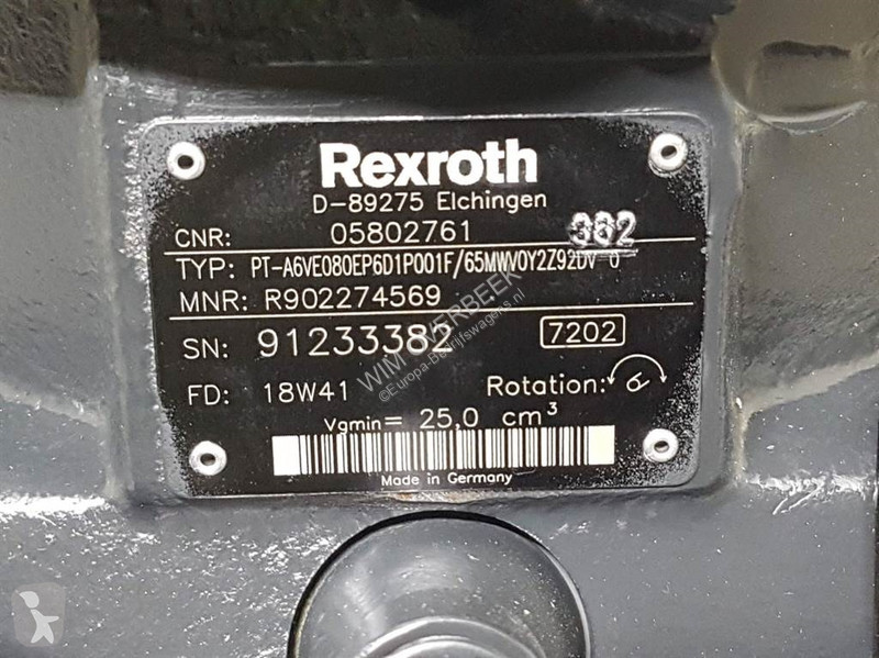 Samochód dostawczy Bomag 05802761-Rexroth...