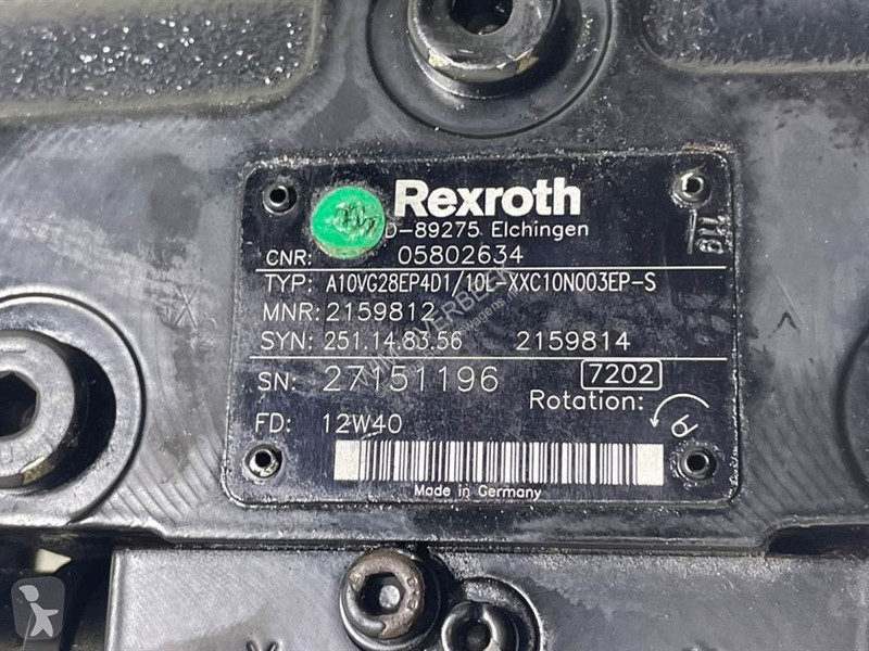 Samochód dostawczy Bomag -Rexroth...