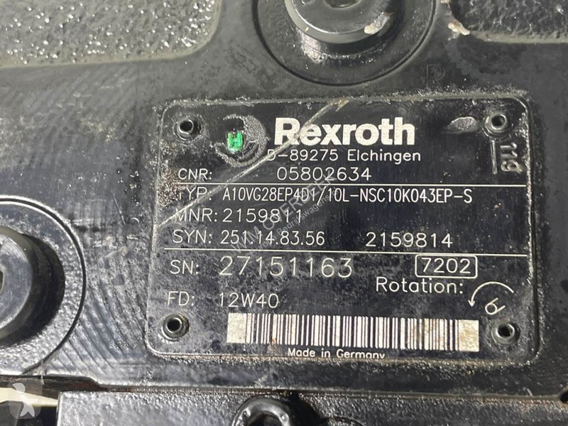 Samochód dostawczy Bomag -Rexroth...